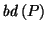 $ \mathit{bd}\left(P\right)$