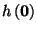 $\displaystyle h\left(\vec{0}\right)$